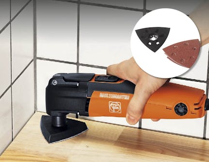 Multiverktyg: Slipning av trä Multiverktyg: Slipning av trä